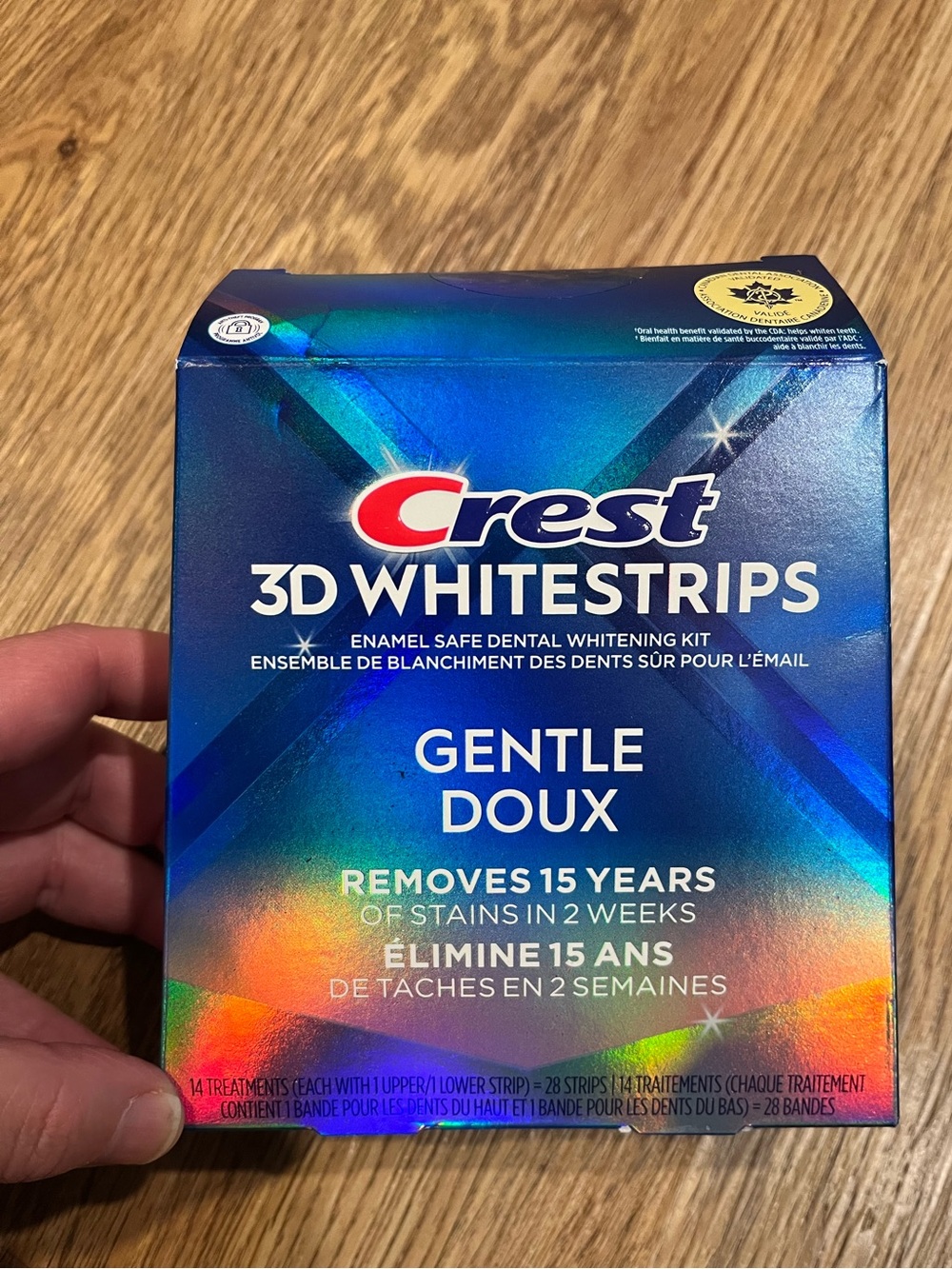 Crest 3D Whitestrips Gentle